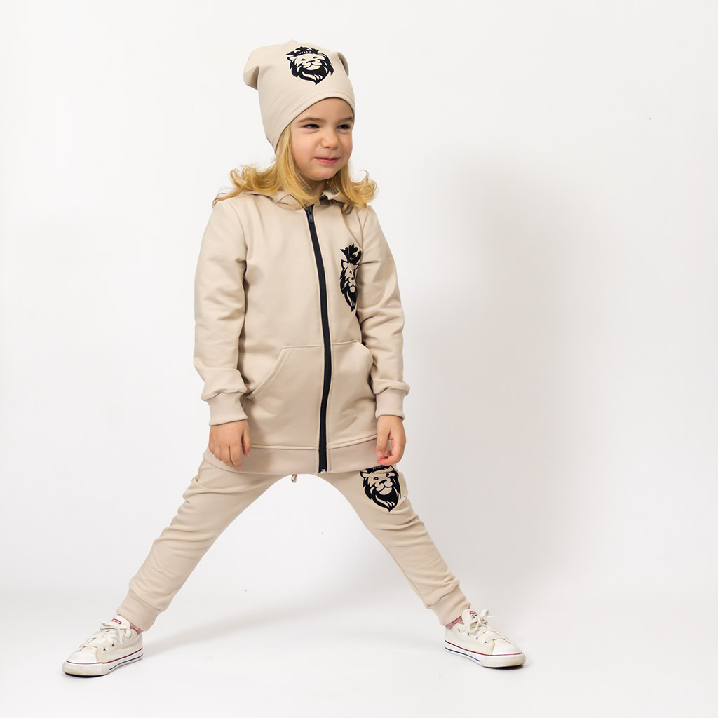 Detská mikina King of style nude unisex