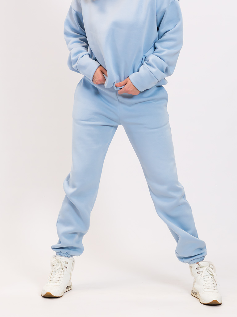 Dámske tepláky Why Maco svetlomodré