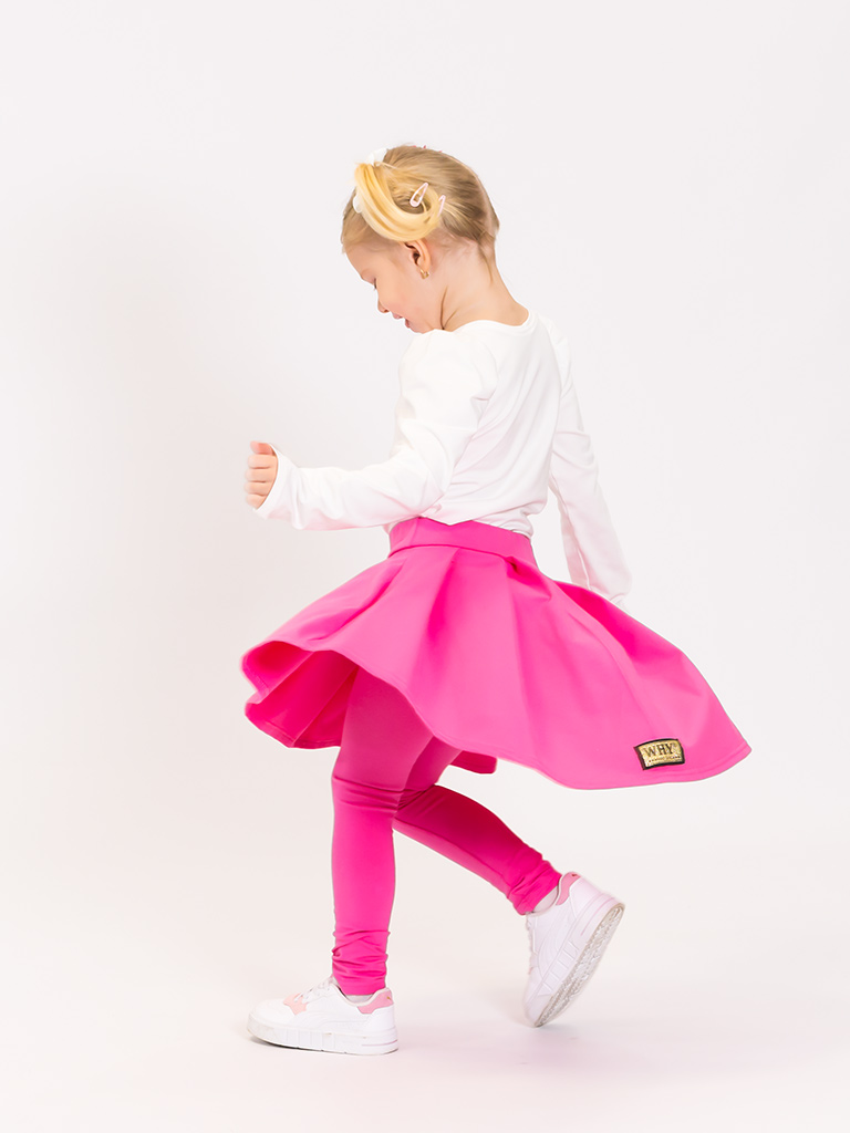 Detské sukňolegíny Why bubble ružové