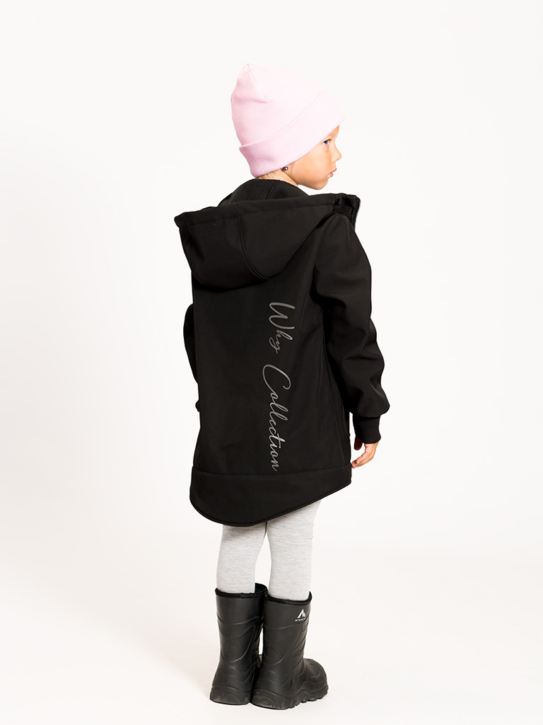 Softshellová bunda Why collection čierna